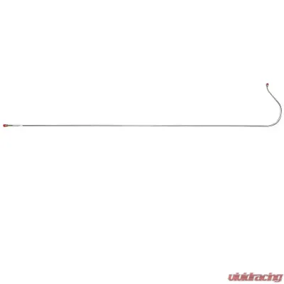 Fine Lines Intermediate Brake Line For 55-57 GM Series II 1/2 Ton Long Bed Stainless - TIN5502SS
