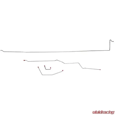 Fine Lines Intermediate Brake Line For 81-88 K3500 89-91 V3500 No ABS Crew Cab/Long Bed Steel - TIN8601OM