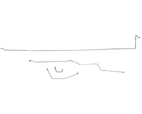 Fine Lines Intermediate Brake Line For 81-88 K3500 89-91 V3500 No ABS Crew Cab/Long Bed Stainless