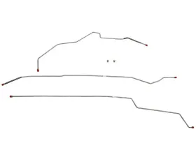 Fine Lines Intermediate Brake Line For 98-00 S-10 98-00 Sonoma Extended Cab/Short Bed Steel