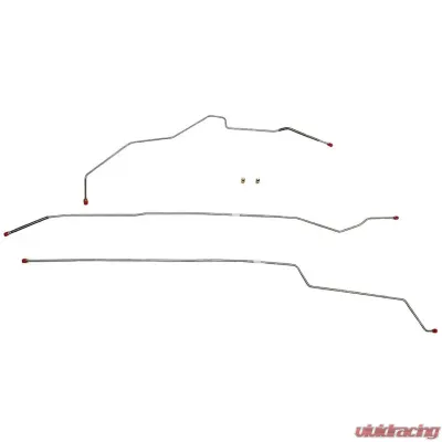 Fine Lines Intermediate Brake Line For 98-00 S-10 98-00 Sonoma Extended Cab/Short Bed Steel - TIN9711OM