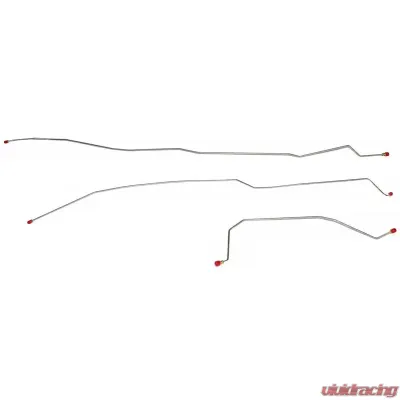 Fine Lines Intermediate Brake Line For 98-05 GM S-Series Truck 2WD without ZR2 Package Reg Cab Short Bed Stainless - TIN9806SS