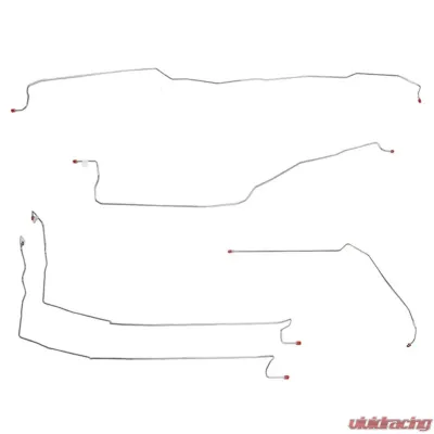 Fine Lines Front Brake Line Kit For 99-05 GM 2500 non HD 01-05 GM 1500HD 00-05 GM 2500 SUV Stainless - TKT0301SS
