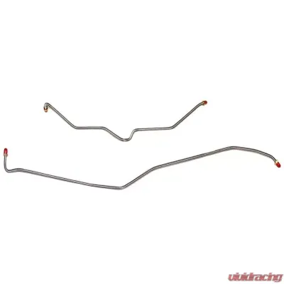 Fine Lines Rear Axle Lines For 01-07 GM 2500HD/3500 Single Rear Wheel w/ 6.6L/8.1 Liter Engine Set Stainless - TRA0003SS