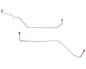 Fine Lines Rear Axle Lines For 02-09 Hummer H2 Rear Brake Line Steel