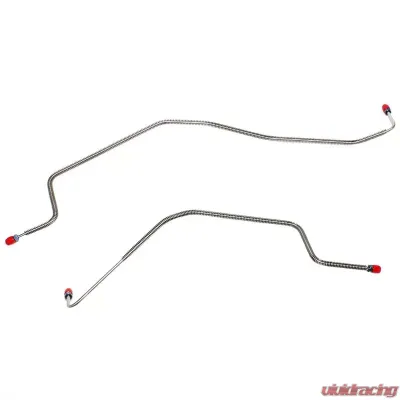 Fine Lines Rear Axle Lines For 06-10 Hummer H3 All Variants Rear Brake Line Stainless - TRA0601SS