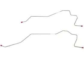Fine Lines Rear Axle Lines For 07-08 Silverado/Sierra Rear Drum Brakes No Traction Control non-Hybrid Vehicles Rear Axle Housing Lines Stainless