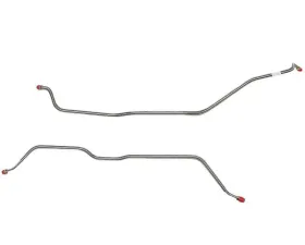 Fine Lines Rear Axle Lines For 71-72 Chevrolet C20/GMC C2500 3/4 Ton 2WD 8 Lug Axles w/ Rear Leaf Springs Steel