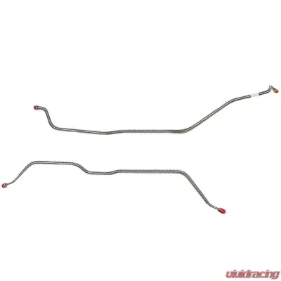 Fine Lines Rear Axle Lines For 71-72 Chevrolet C20/GMC C2500 3/4 Ton 2WD 8 Lug Axles w/ Rear Leaf Springs Stainless - TRA7103SS