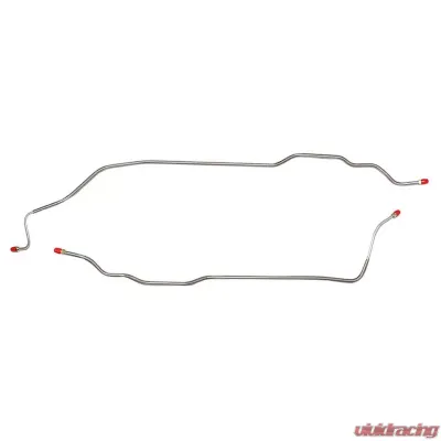 Fine Lines Rear Axle Lines For 73-80 Chevrolet C10/GMC C1500 1/2 Ton 2WD 5 Lug Axles w/ Rear Leaf Springs Stainless - TRA7301SS