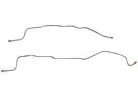 Fine Lines Rear Axle Lines For 95-99 K1500/2500/3500 and SUV 4WD Rear Axle Brake Line Steel