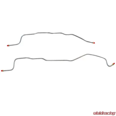 Fine Lines Rear Axle Lines For 95-99 K1500/2500/3500 and SUV 4WD Rear Axle Brake Line Steel - TRA9521OM