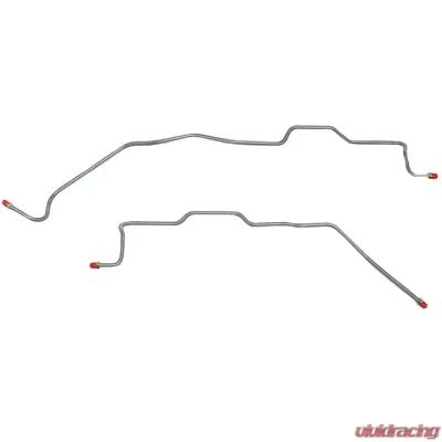 Fine Lines Rear Axle Lines For 89-00 GM 3500 Dually Stainless - TRA9604SS