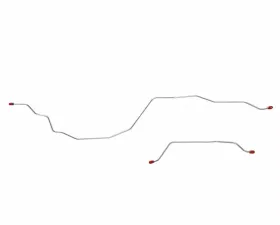 Fine Lines Rear Axle Lines For 87-97 Ford F-250/350 Non-Dually with 3 Inch Rear Brake Shoes Steel