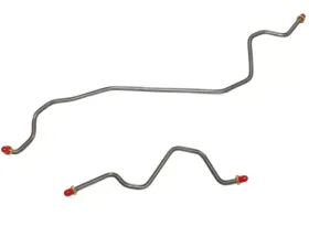 Fine Lines Rear Axle Lines For 97-04 S-10 / Sonoma with Rear Drum Brakes Stainless