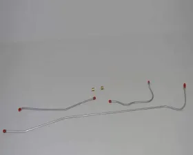 Fine Lines Fuel Line Kit For 56 Corvette 5/16 Inch 3 Piece Tank to Pump Fuel Line w/ Union Steel
