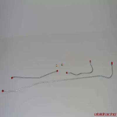 Fine Lines Fuel Line Kit For 56 Corvette 5/16 Inch 3 Piece Tank to Pump Fuel Line w/ Union Steel - VGL5601OM