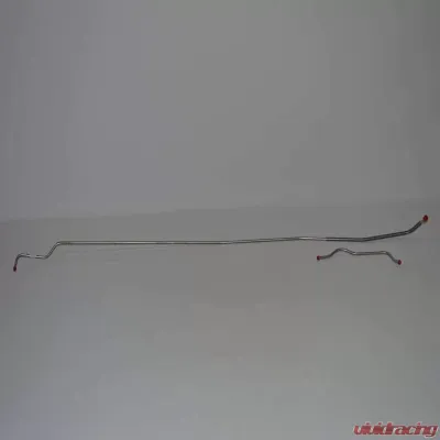 Fine Lines Fuel Line Kit For 61-62 Corvette 3/8 Inch 2 Piece Tank to Pump Fuel Line w/ Union Steel - VGL6101OM