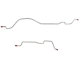Fine Lines Rear Axle Lines For 56-62 Chevrolet Corvette Rear Axle Brake Line Stainless