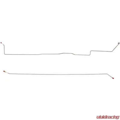 Fine Lines Intermediate Brake Line For 02-05 Dodge Ram 1500 Ext Cab/Short Bed 4WD Stainless - WIN0206SS