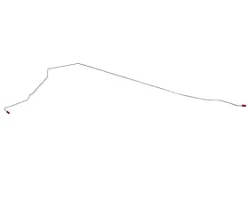 Fine Lines Intermediate Brake Line For 97-06 Jeep Wrangler No Anti-Lock Brakes TJ Models Only Steel