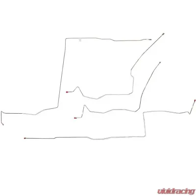 Fine Lines Intermediate Brake Line For 03-05 Dodge Neon SRT-4 All Variants Right and Left Side Stainless - WIN0383SS