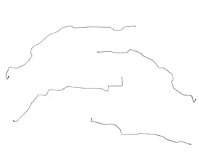 Fine Lines Intermediate Brake Line For 07-11 Wrangler JK Model Stainless