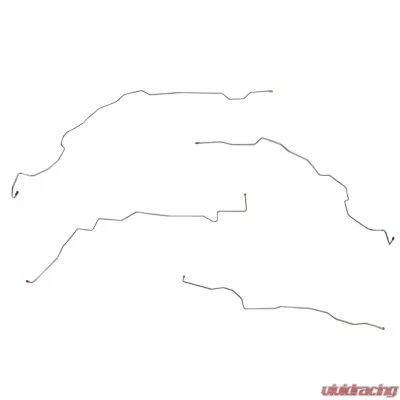 Fine Lines Intermediate Brake Line For 07-11 Wrangler JK Model Stainless - WIN0703SS