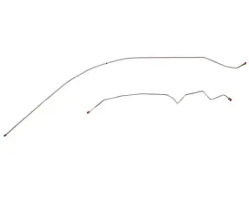 Fine Lines Intermediate Brake Line For 94-01 Jeep Cherokee non-ABS Stainless