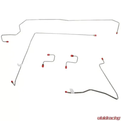 Fine Lines Front Brake Line Kit For 99-04 Jeep Grand Cherokee Front Brake Set Fits All Models within Generation Steel - WKT9951OM
