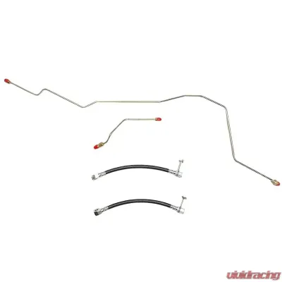 Fine Lines Rear Axle Lines For 01-02 Dodge Ram 2500/3500 Dana 80 Stainless - WRA0103SS