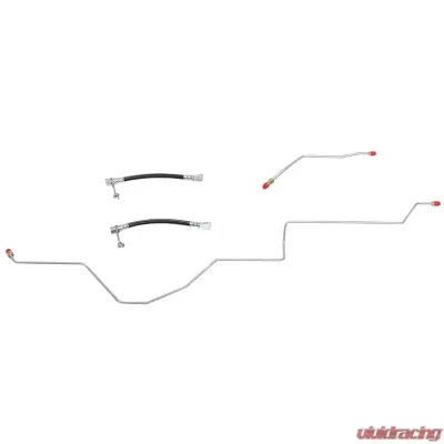 Fine Lines Rear Axle Lines For 02-08 Dodge Ram 1500 9.25 Rear Disc No Mega Cab Rear Axle Brake Lines - WRA0201OM
