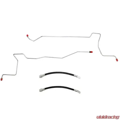 Fine Lines Rear Axle Lines For 02-03 Dodge Durango RT 4x4 4WD Disc Rear Axle Housing Lines Stainless - WRA0301SS