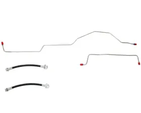Fine Lines Rear Axle Lines For 03-06 Jeep Wrangler Dana 35 Rear Disc Rear Axle Set Steel