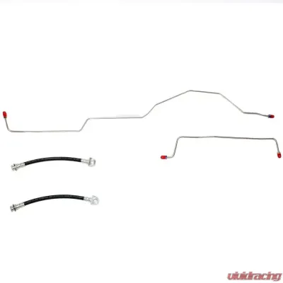 Fine Lines Rear Axle Lines For 03-06 Jeep Wrangler Dana 35 Rear Disc Rear Axle Set Steel - WRA0356OM