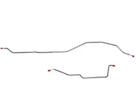 Fine Lines Rear Axle Lines For 89 D250 2WD Reg w/Long CTD Rear Axle Brake Line Stainless