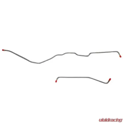 Fine Lines Rear Axle Lines For 94-98 Jeep Grand Cherokee 4WD Disc Brakes Stainless - WRA9551SS