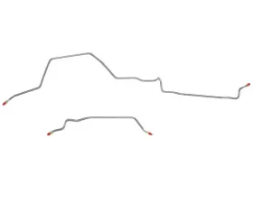 Fine Lines Rear Axle Lines For 98-01 Dodge Ram 2500 w/ Manual Trans and 3500 ALL Drum Brakes Stainless