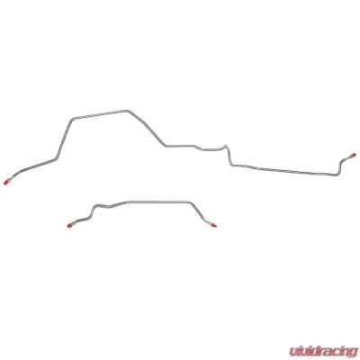 Fine Lines Rear Axle Lines For 98-01 Dodge Ram 2500 w/ Manual Trans and 3500 ALL Drum Brakes Stainless - WRA9802SS