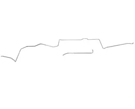 Fine Lines Fuel Line Kit For 66-67 Chevrolet II/Nova 2 Piece 3/8 Inch Tank to Pump Fuel Line 327CIDL79 Only Steel
