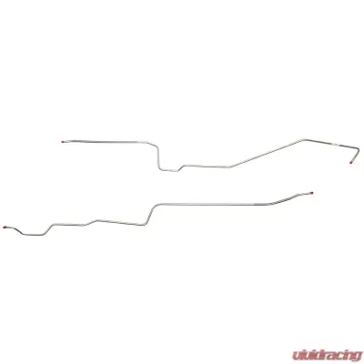 Fine Lines Fuel Line Kit For 69-73 Chevrolet Nova 2 Piece 3/8 Inch Tank to Pump Fuel Line Steel - XGL6901OM