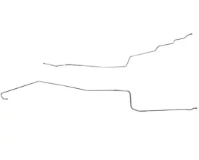 Fine Lines Fuel Line Kit For 69-73 Chevrolet Nova 2 Piece 1/4 Inch Fuel Return Line Stainless