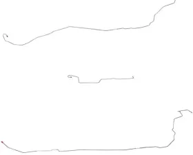 Fine Lines Intermediate Brake Line For 00-05 Cavalier/Sunfire Stainless