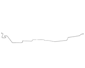 Fine Lines Intermediate Brake Line For 62-65 Chevrolet II/Nova Stainless