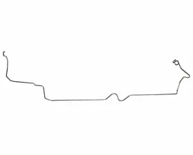 Fine Lines Intermediate Brake Line For 69 Chevrolet Nova Power Brakes Steel