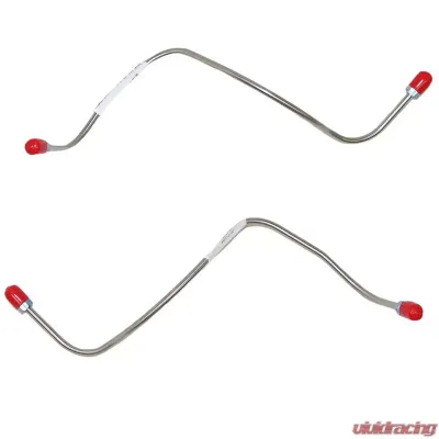 Fine Lines Rear Axle Lines For 05-10 Cobalt/G5 non ABS Rear Axle Brake Line Stainless - XRA0401SS