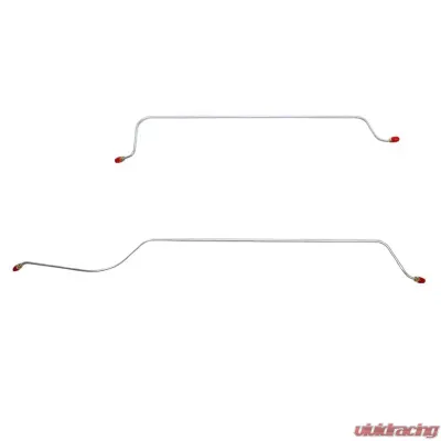 Fine Lines Rear Axle Lines For 62-65 Chevrolet II/Nova All 6cyl. 2 Piece Rear Axle Set Stainless - XRA6202SS