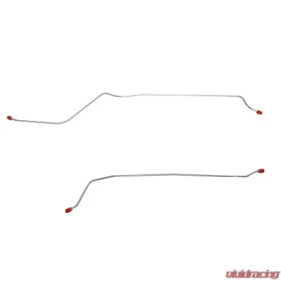 Fine Lines Rear Axle Lines For 66-67 Chevrolet II/Nova 2 Set Stainless - XRA6602SS
