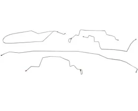 Fine Lines Intermediate Brake Line For 01-06 Sebring Convertible w/ AWABS 4WD Disc Stainless