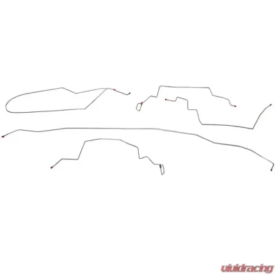 Fine Lines Intermediate Brake Line For 01-06 Sebring Convertible w/ AWABS 4WD Disc Stainless - YIN0103SS